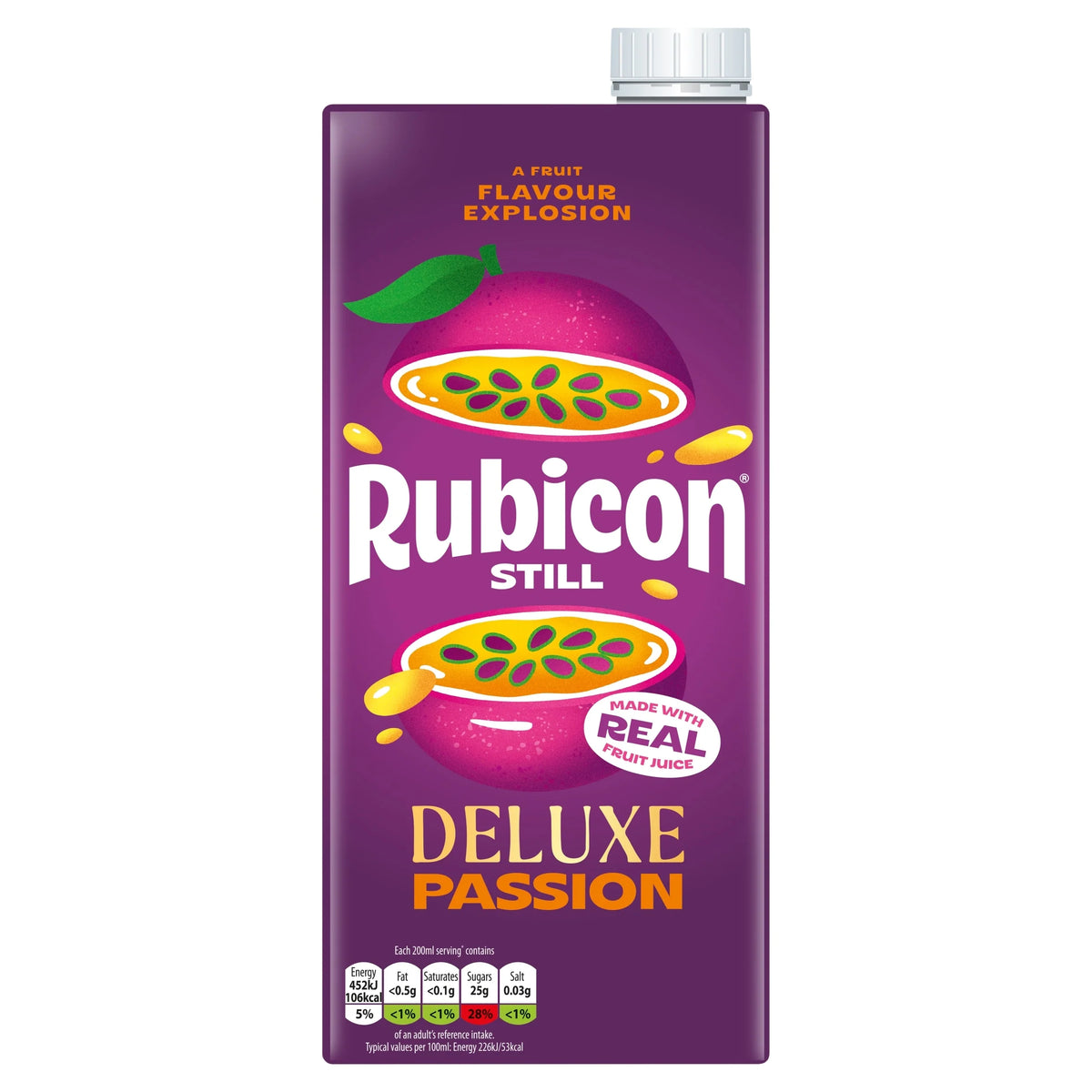Still Deluxe Passion Fruit Juice by Rubicon