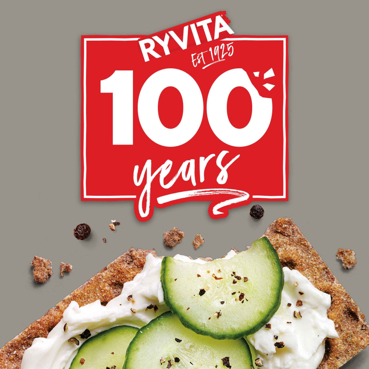 Cracked Black Pepper Crispbread 200g by RYVITA
