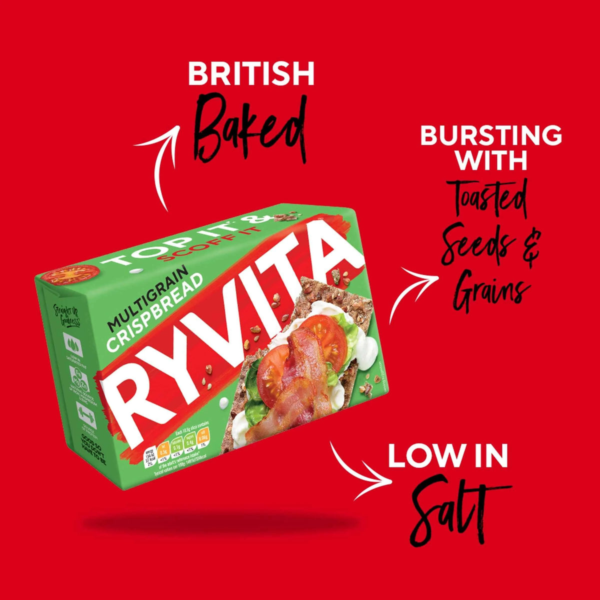 Multigrain Rye Bread 250g by RYVITA