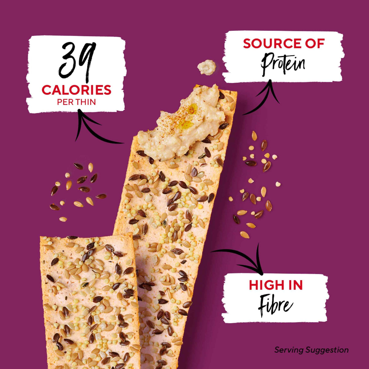 Multiseed Thins 125g by RYVITA