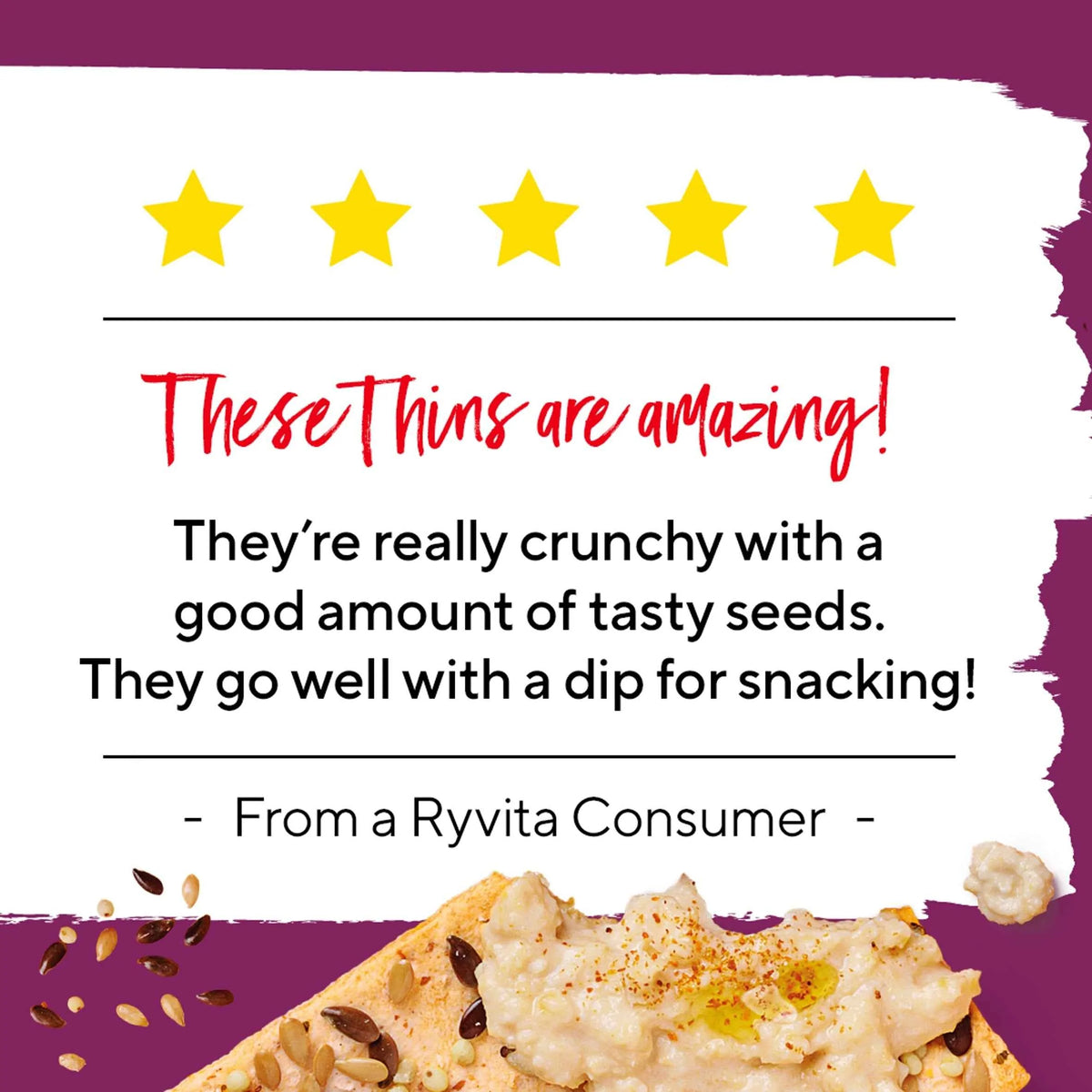 Multiseed Thins 125g by RYVITA