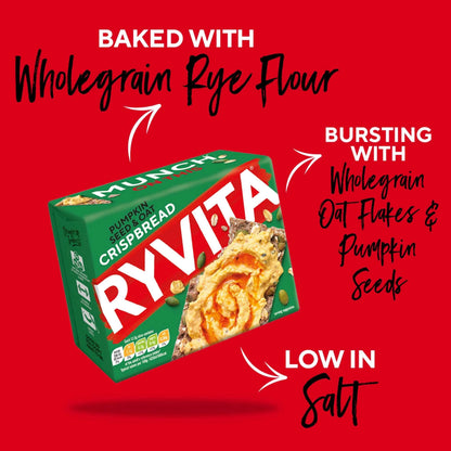 Pumpkin Seed & Oat Crisp Bread 200g by RYVITA