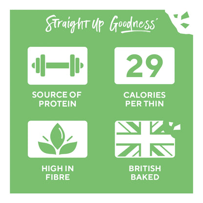Thins Flatbreads - Rosemary & Sea Salt 125g by RYVITA