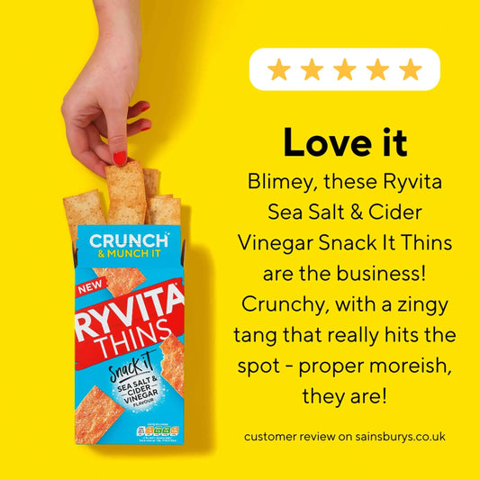 Thins Snack It Sea Salt & Cider by RYVITA
