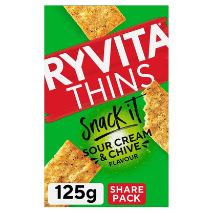 Thins Snack It Sour Cream & Chive by RYVITA
