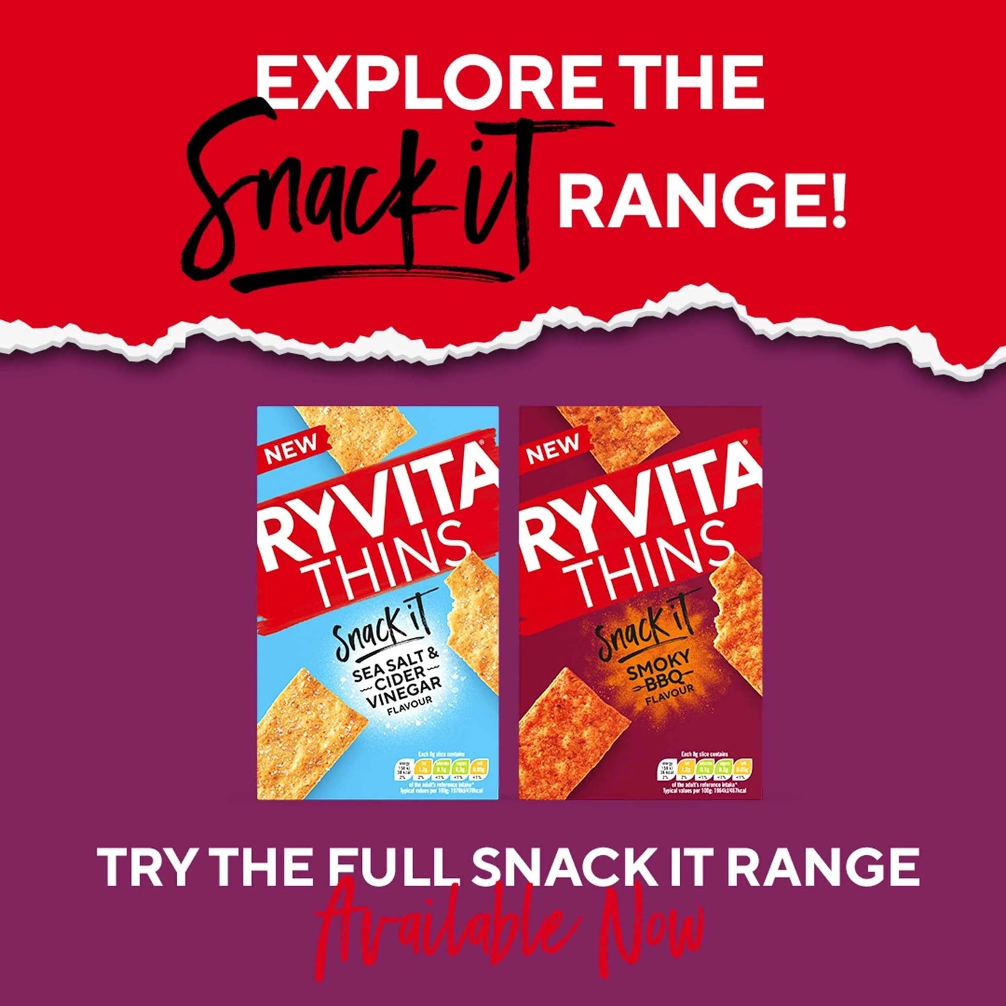 Thins Snack It Sour Cream & Chive by RYVITA