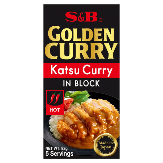 Japanese Golden Curry Mix In Block Hot 92g by S&B