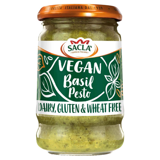 Vegan Basil Pesto 190g by SACLA