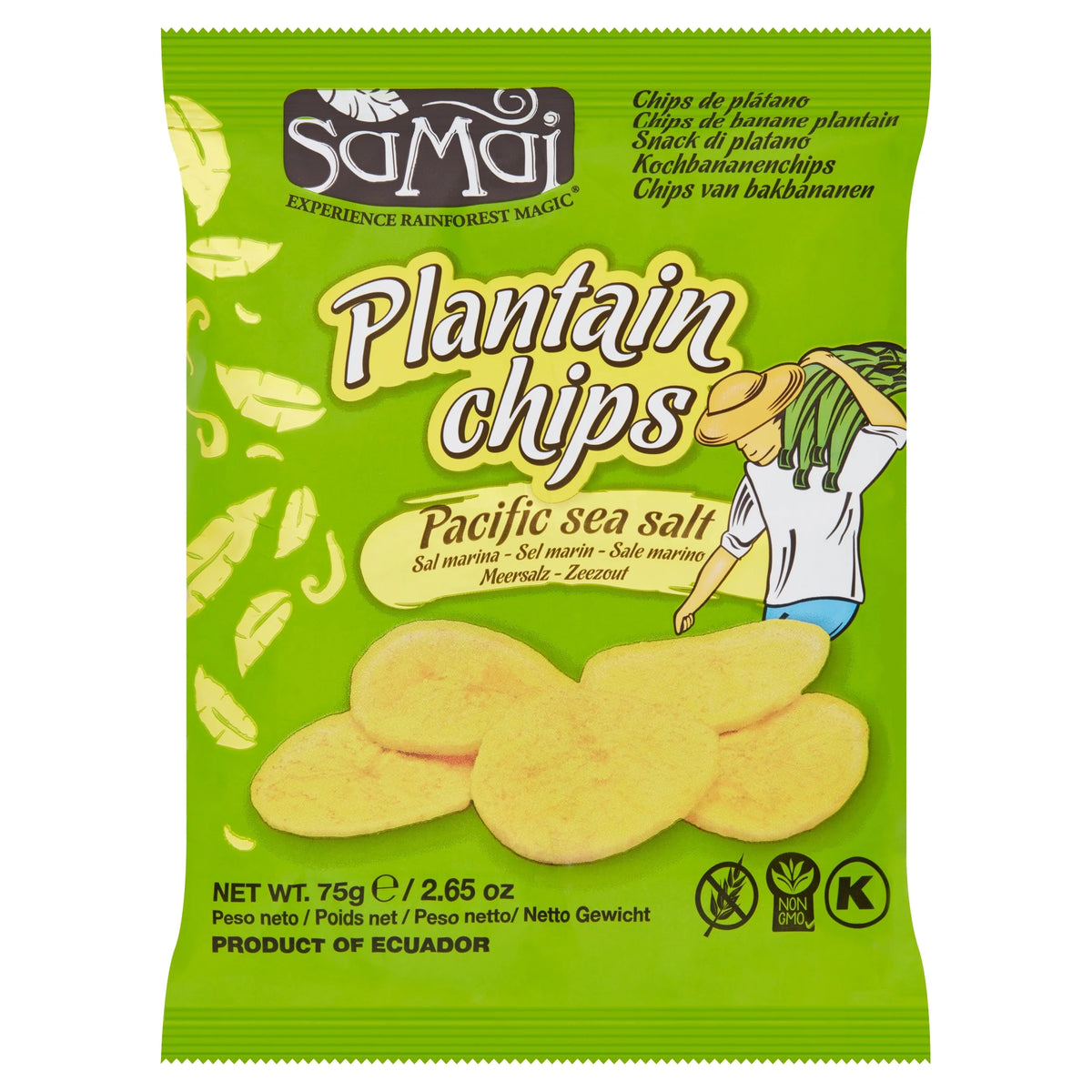 Salted Plantain Chips 75g by SAMAI