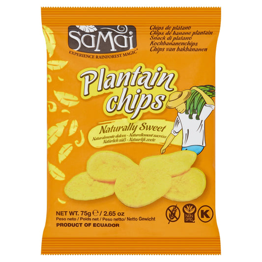 Sweet Plantain Chips 75g by SAMAI