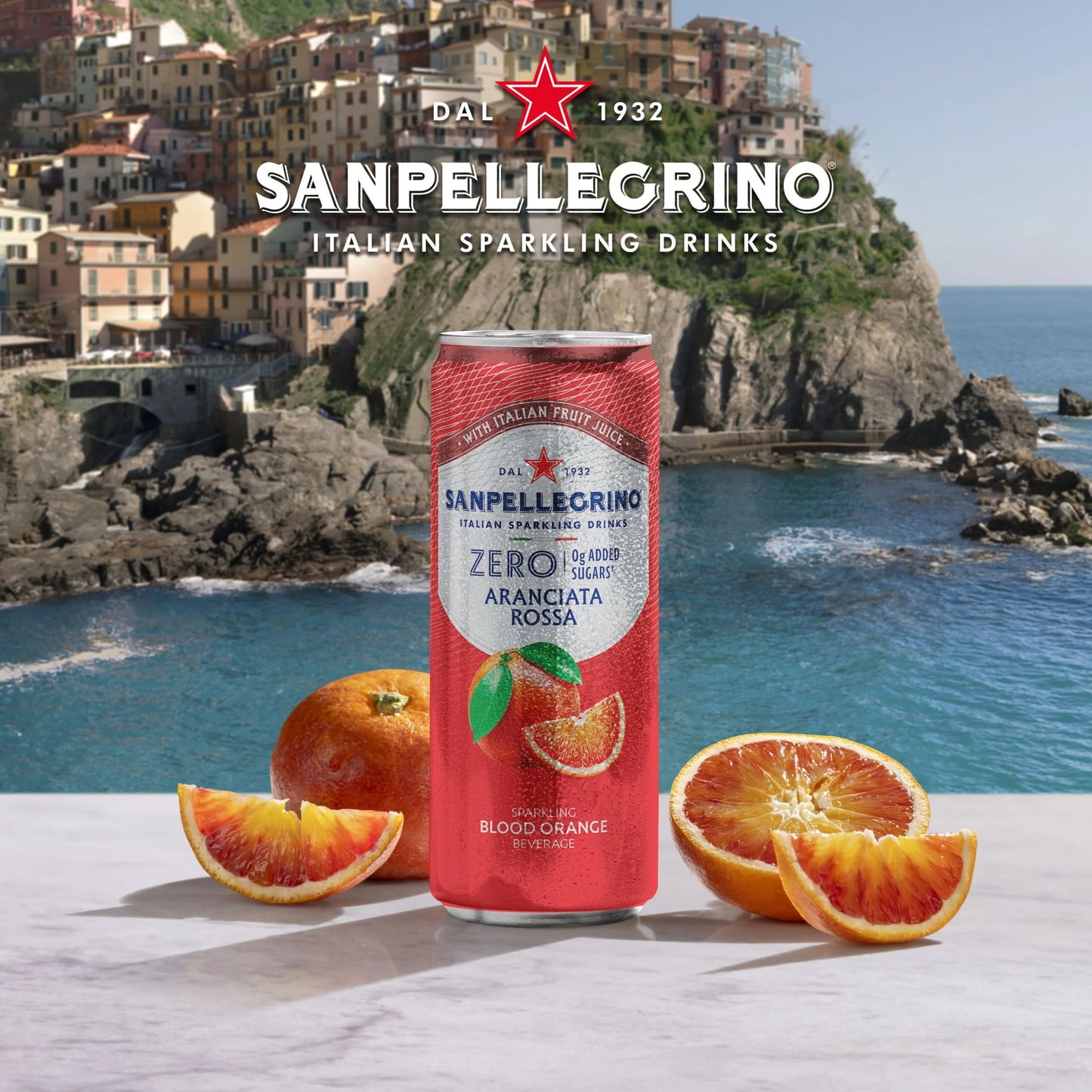 Sparkling Zero Blood Orange 6x330ml by SAN PELLEGRINO