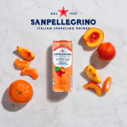 Zero Peach & Clementine 6x330ml by SAN PELLEGRINO
