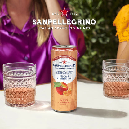 Zero Peach & Clementine 6x330ml by SAN PELLEGRINO