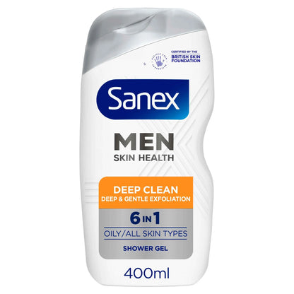 Men Skin Health Deep Clean 6in1 Shower by SANEX