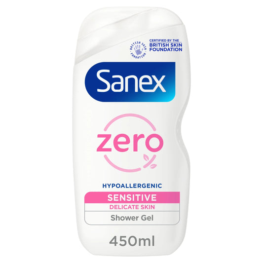 Zero % Sensitive Skin Shower Gel Body by SANEX