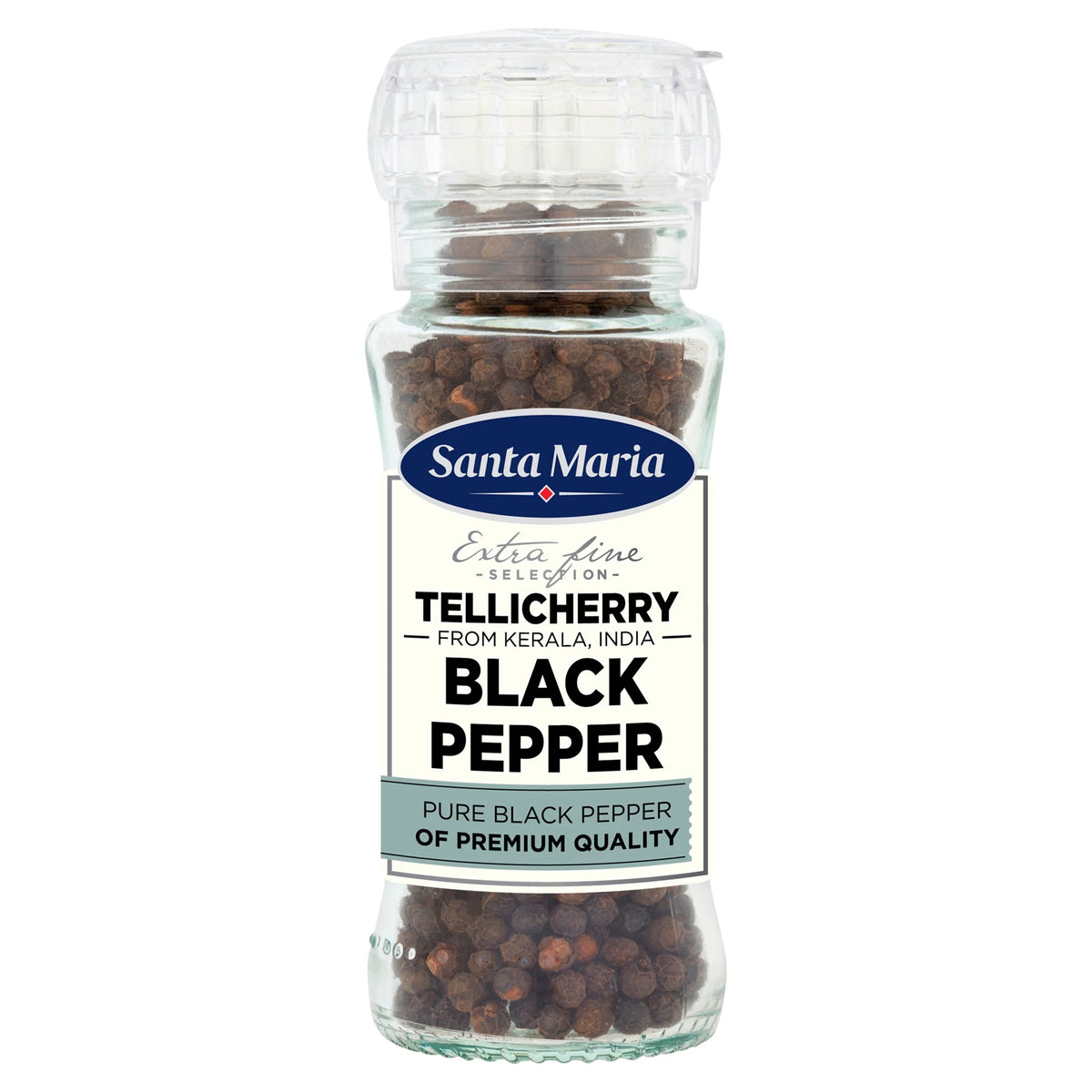 Santa Maria Tellicherry Black Pepper Grinder by JVC