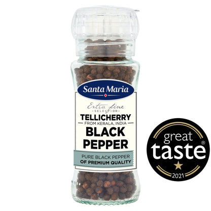Santa Maria Tellicherry Black Pepper Grinder by JVC