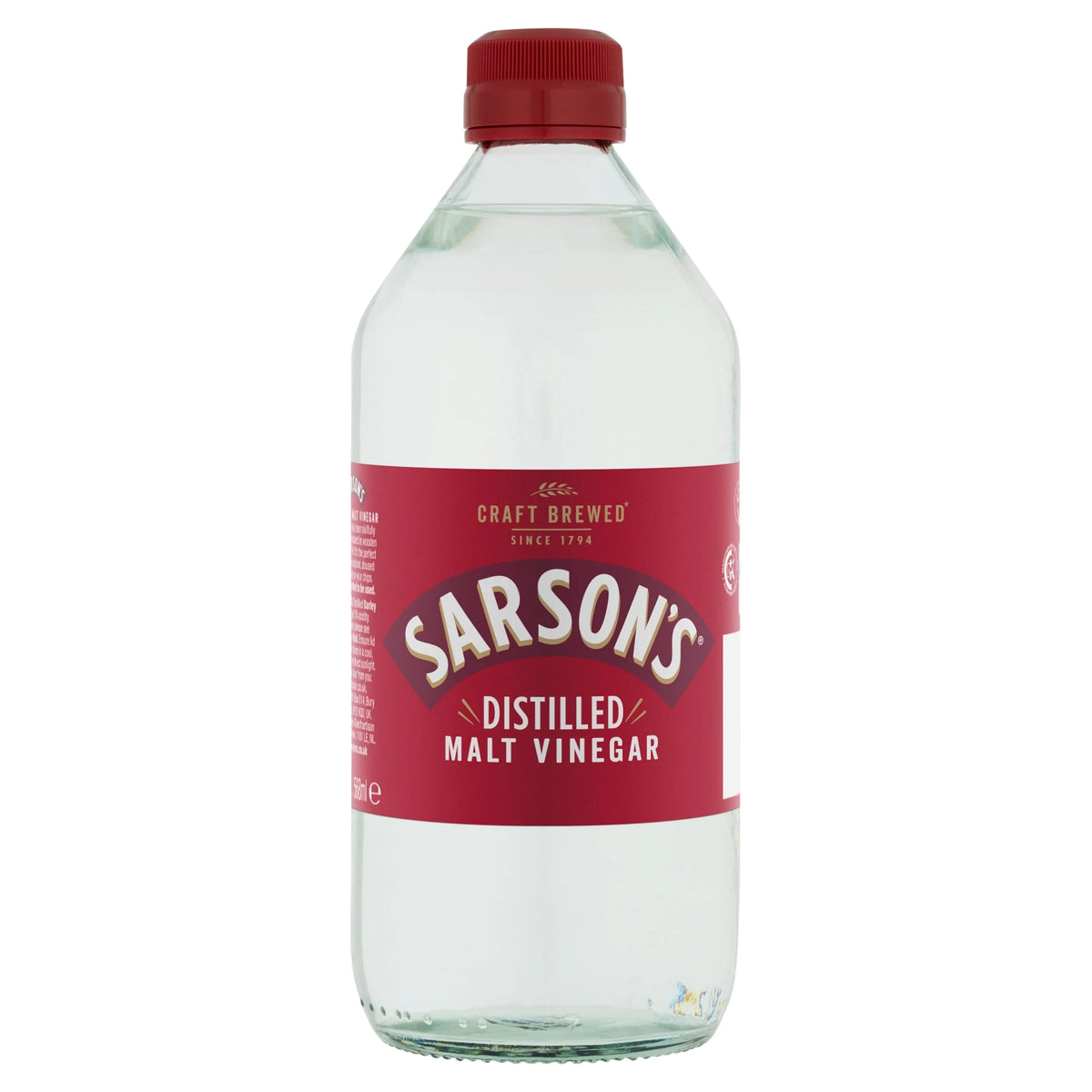 Distilled Malt Vinegar 568ml by SARSONS