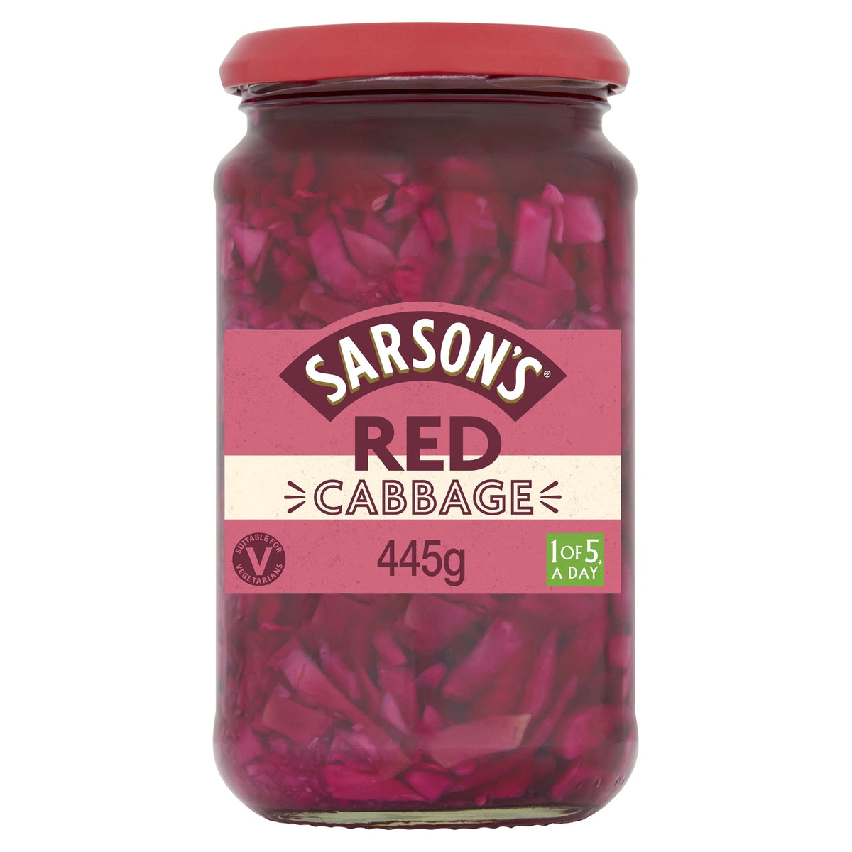 Sweet & Mild Red Cabbage 445g by SARSONS