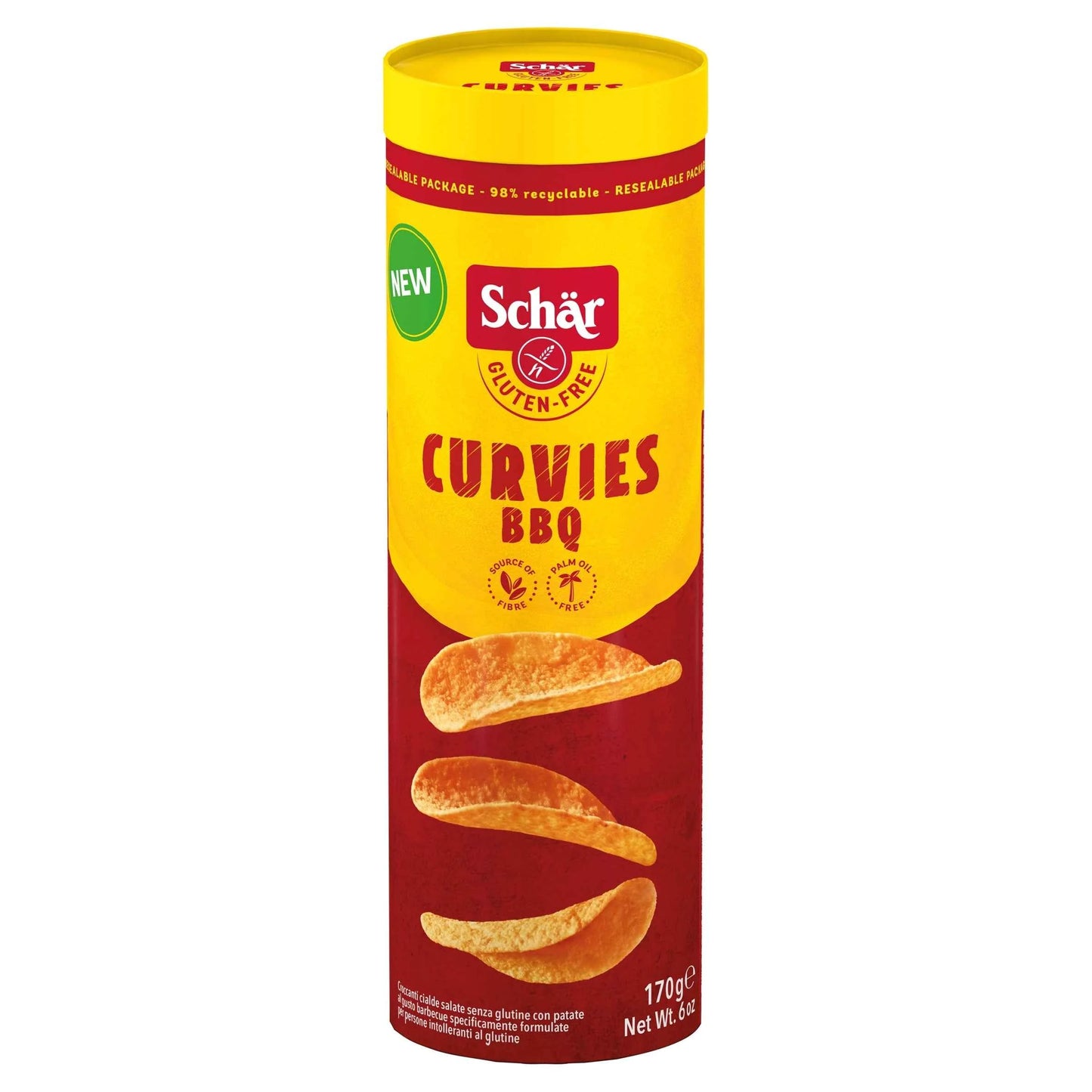 Gluten Free Curvies Bbq Potato Snack by SCHAR