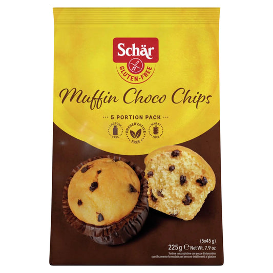 Schar Gluten Free Muffin Choco Chips 225g by DR SCHAR