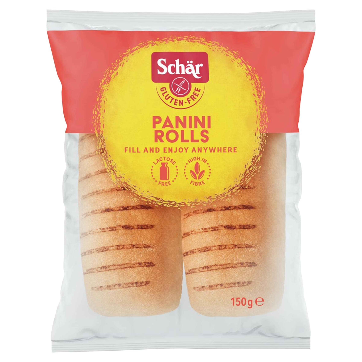 Schar Gluten Free Panini Rolls 150g by DR SCHAR