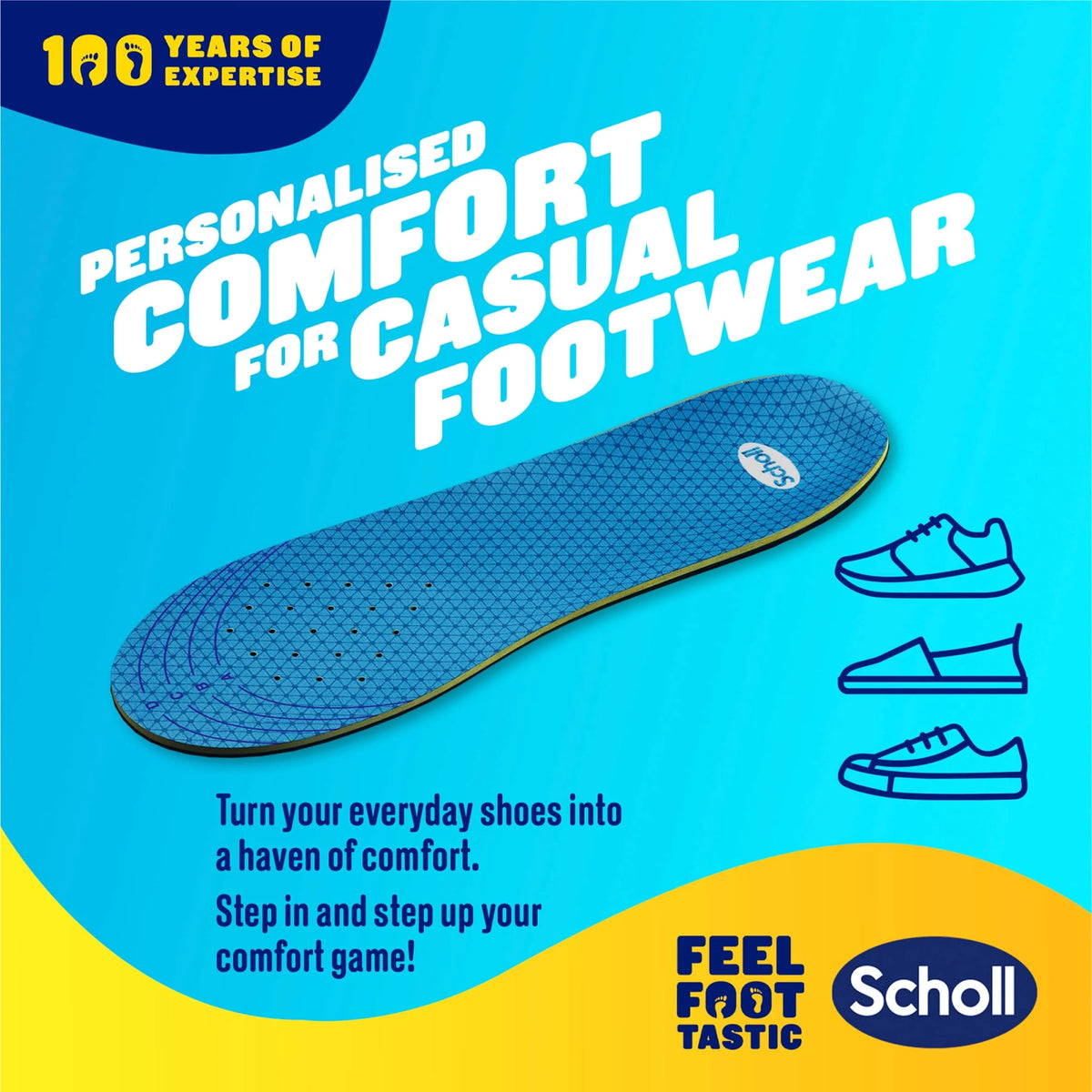 Gel Activ Casual Small Insoles by Scholl