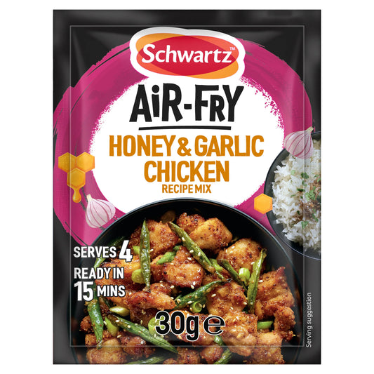 Air Fry Honey & Garlic Chicken by Schwartz at The British Vault