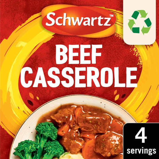 Beef Casserole Recipe Mix 38g by Schwartz
