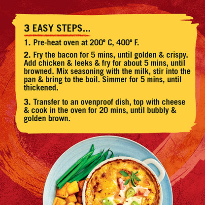 Chicken & Leek Bake Recipe Mix 35g by Schwartz