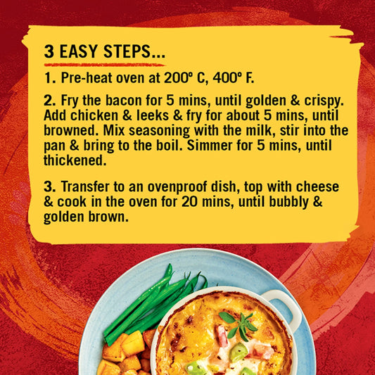 Chicken & Leek Bake Recipe Mix 35g by Schwartz