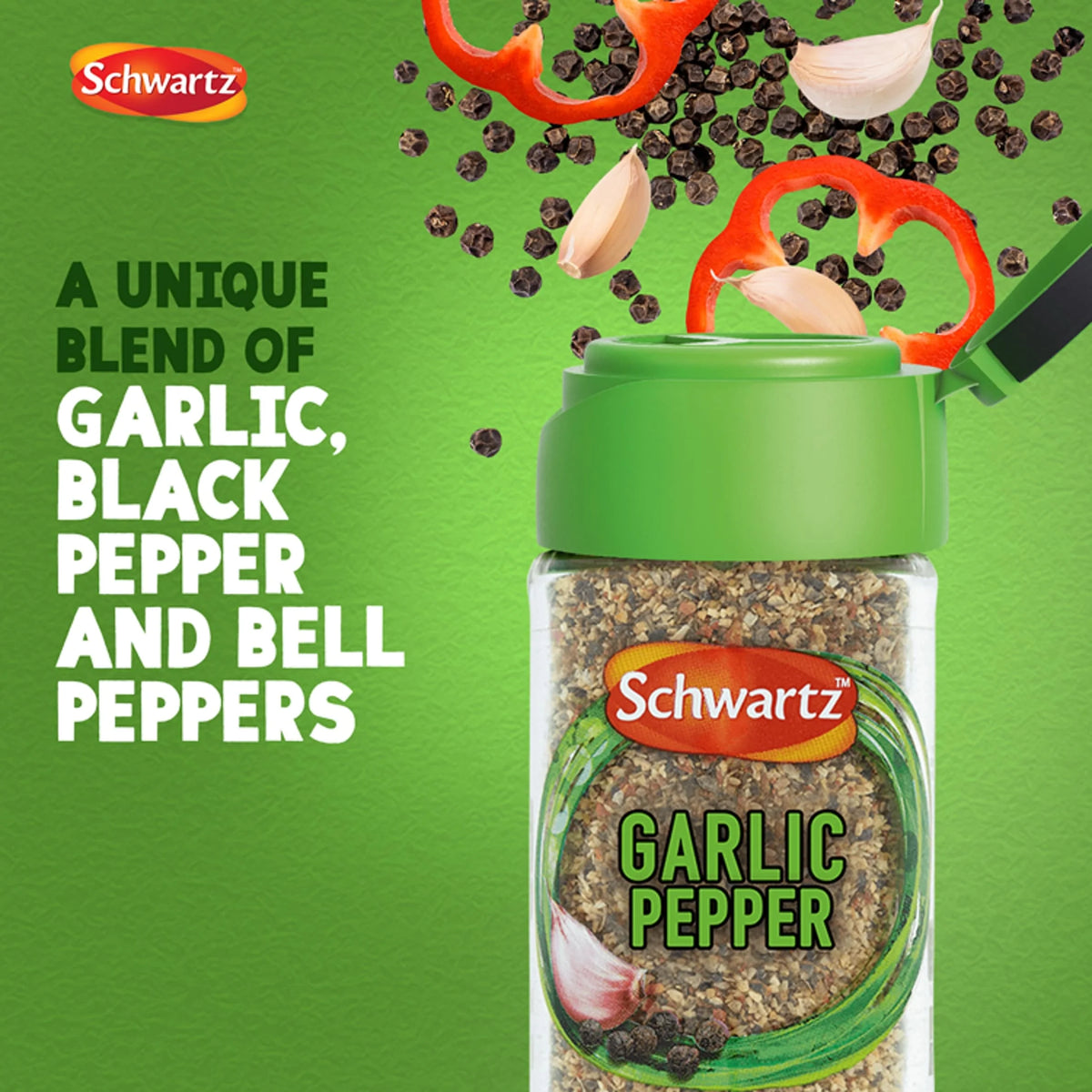 Garlic Pepper 45g Jar by Schwartz