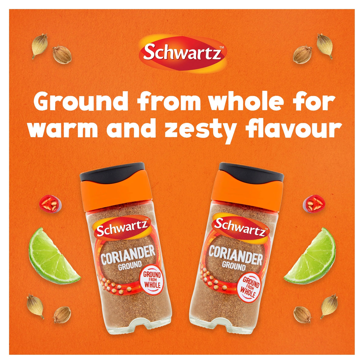 Ground Coriander 24g Jar by Schwartz