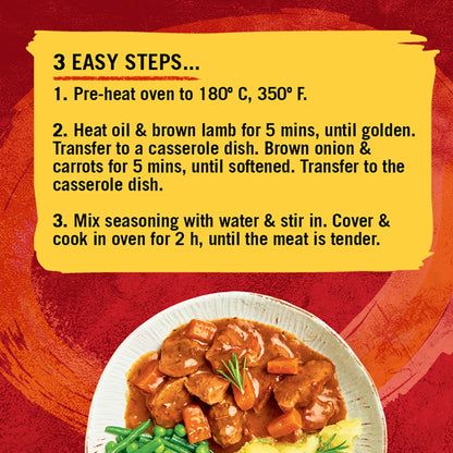 Lamb Casserole Recipe Mix 35g by Schwartz