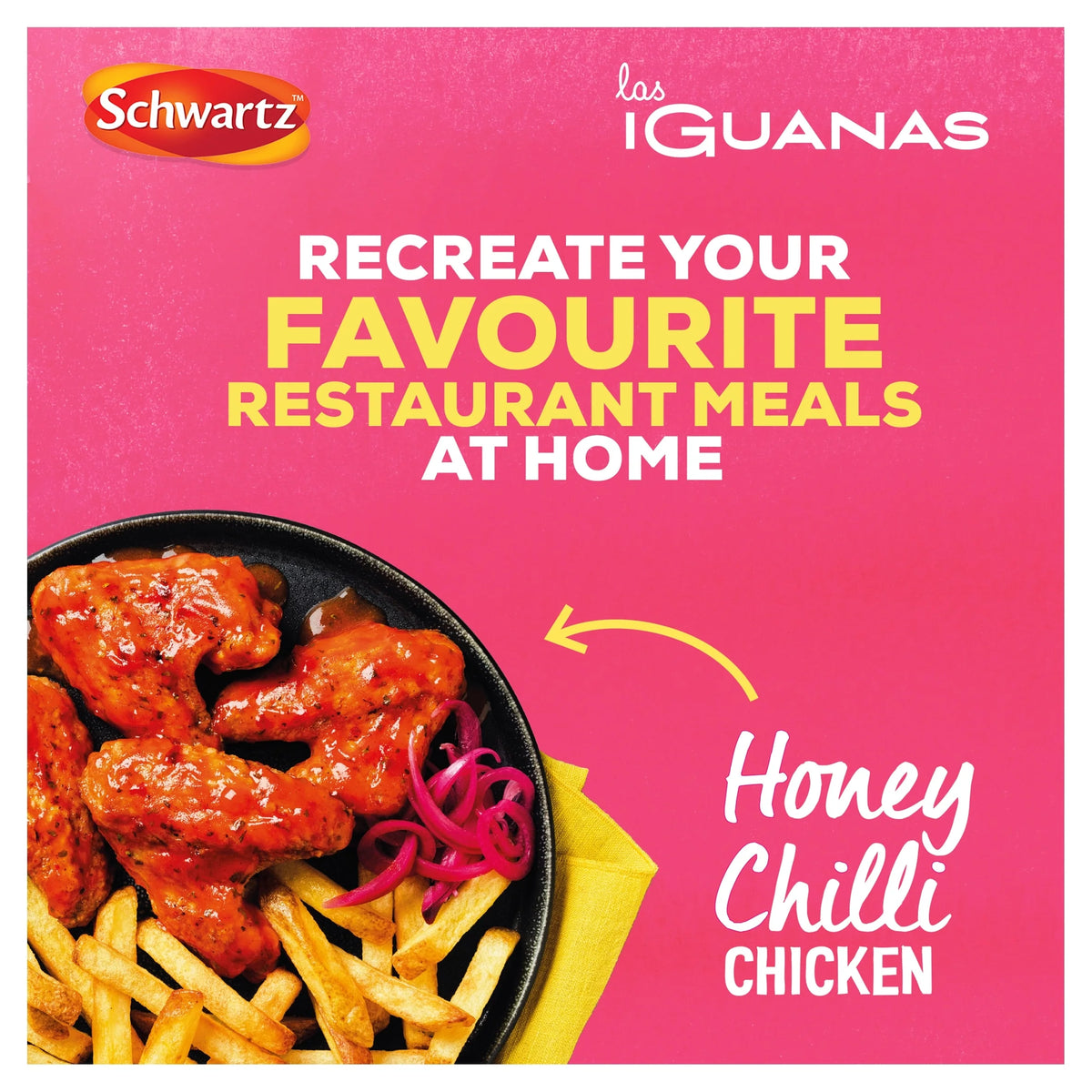 Las Iquanas Honey Chilli Chicken 35g by Schwartz
