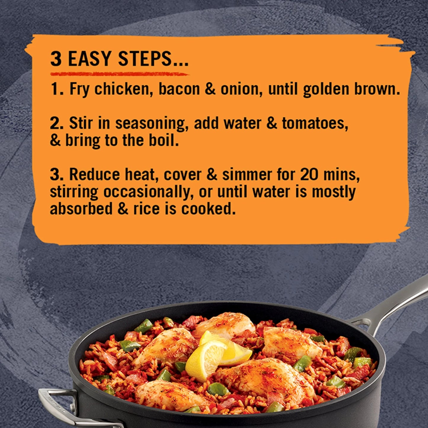 One Pan Cajun Chicken & Rice Recipe by Schwartz