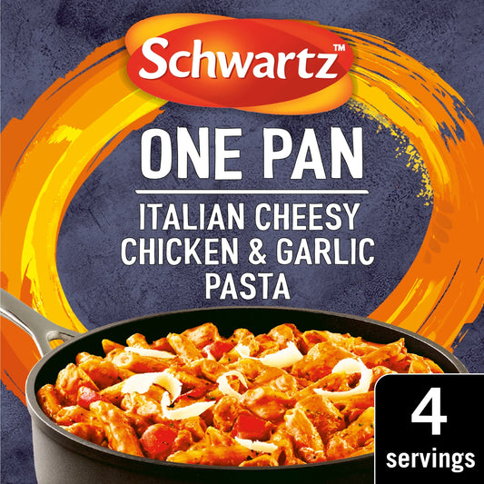 One Pan Italian Cheesy Chicken & by Schwartz