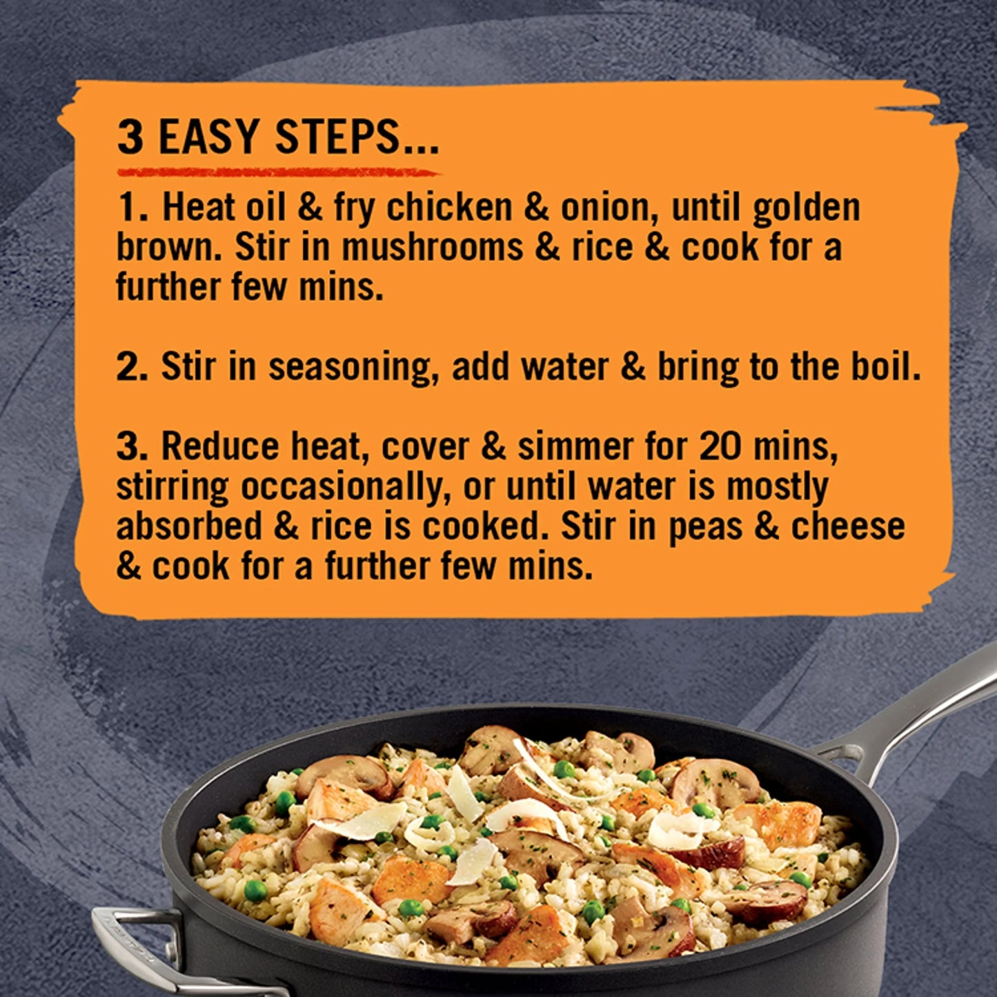 One Pan Italian Chicken Risotto by Schwartz