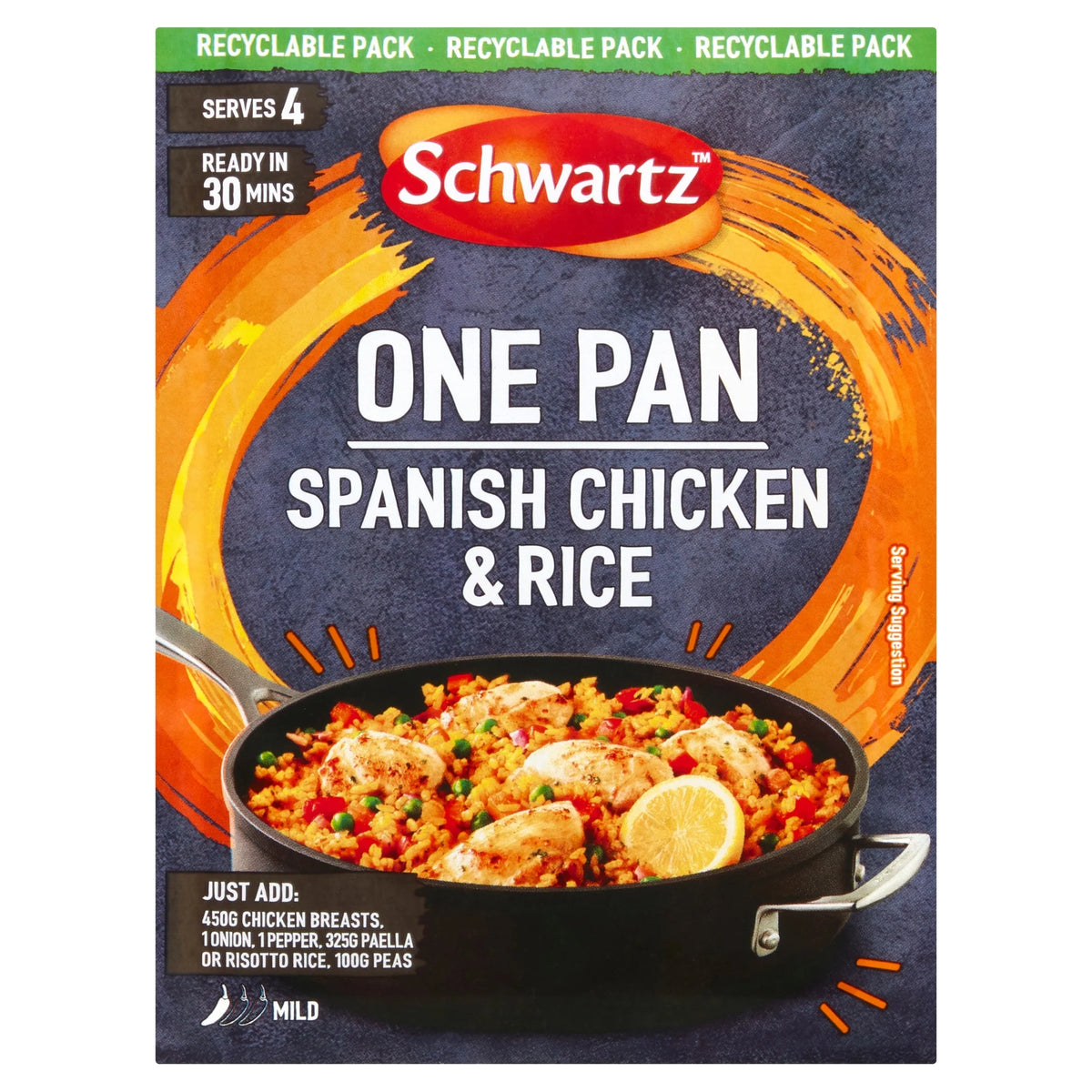 One Pan Spanish Chicken & Rice Recipe Mix 30g by Schwartz