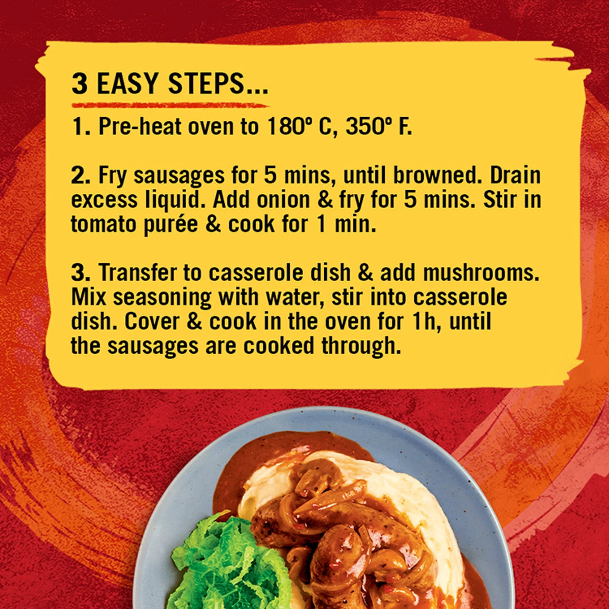Sausage Casserole Recipe Mix 35g by Schwartz