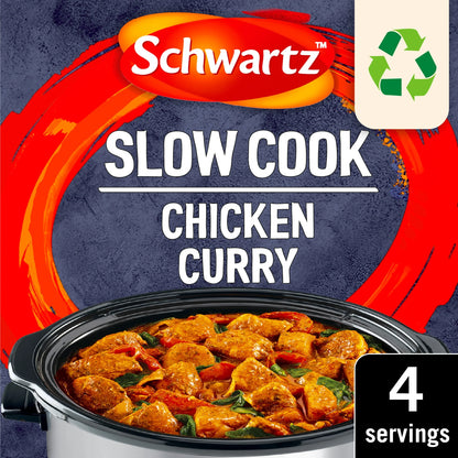 Slow Cook Chicken Curry Recipe Mix by Schwartz