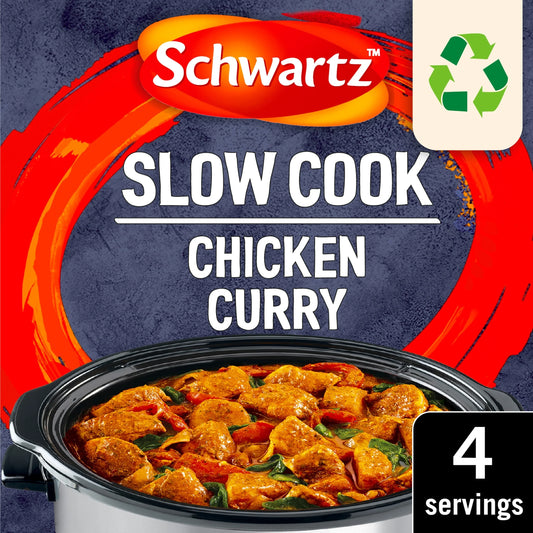 Slow Cook Chicken Curry Recipe Mix by Schwartz