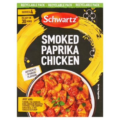 Smoked Paprika Chicken Recipe Mix 28g by Schwartz