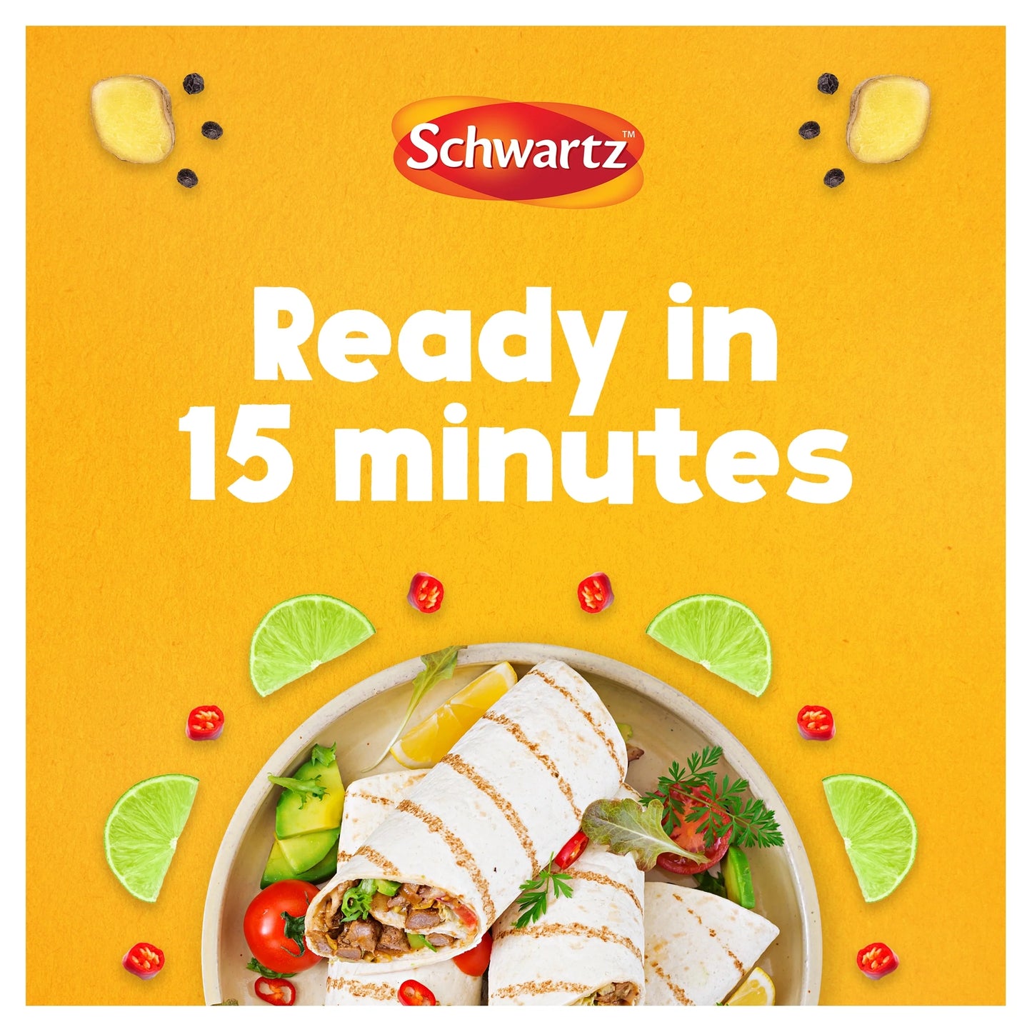 Wrap It Jamaican Jerk Recipe Mix 30g by Schwartz