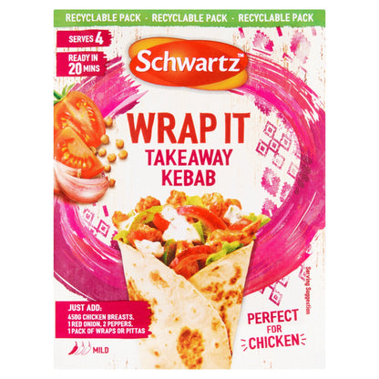 Wrap It Takeaway Kebab Recipe Mix 30g by Schwartz