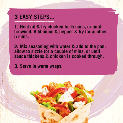 Wrap It Takeaway Kebab Recipe Mix 30g by Schwartz