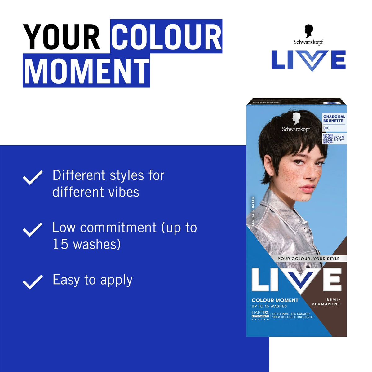 Live Colour Moment 010 Charcoal by SCHWARZKOPF