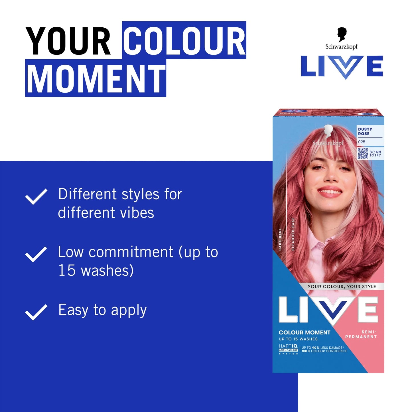 Live Colour Moment 025 Dusty Rose by SCHWARZKOPF