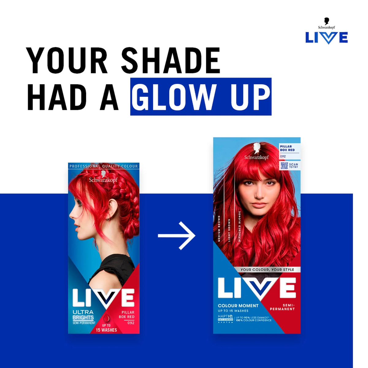 Live Colour Moment 092 Pillar Box Red Semi-permanent by SCHWARZKOPF