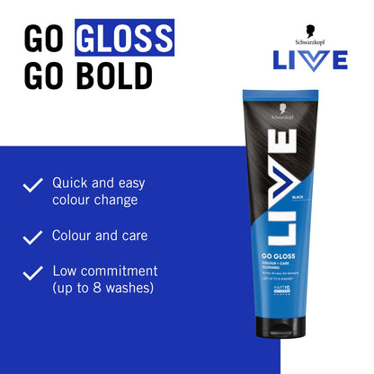 Live Go Gloss Onyx Colour & Shine by SCHWARZKOPF